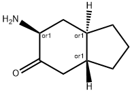 5H-Inden-5-one, 6-aminooctahydro-, (3aR,6S,7aR)-rel- (9CI) 化学構造式