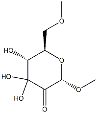 알파-D-에리트로-헥소피라노사이드-2,3-디울로스,메틸6-O-메틸-,3-수화물(9CI)
