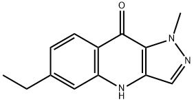 9H-Pyrazolo[4,3-b]quinolin-9-one,6-ethyl-1,4-dihydro-1-methyl-(9CI),499790-76-0,结构式