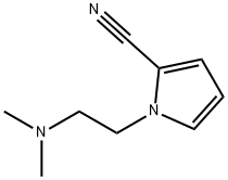 1H-Pyrrole-2-carbonitrile,1-[2-(dimethylamino)ethyl]-(9CI) 化学構造式