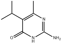 4(1H)-Pyrimidinone,2-amino-6-methyl-5-(1-methylethyl)-(9CI) 化学構造式