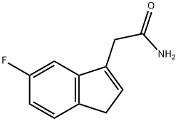 1H-Indene-3-acetamide,5-fluoro-(9CI) Struktur