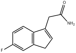 1H-Indene-3-acetamide,6-fluoro-(9CI),500167-12-4,结构式