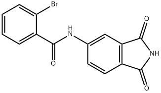 2-bromo-N-(1,3-dioxo-2,3-dihydro-1H-isoindol-5-yl)benzamide,500263-58-1,结构式