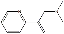 2-Pyridineethanamine,N,N-dimethyl-beta-methylene-(9CI) 结构式