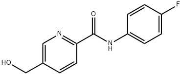 2-Pyridinecarboxamide,N-(4-fluorophenyl)-5-(hydroxymethyl)-(9CI)|