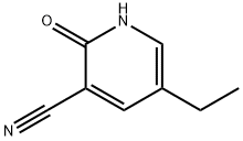 3-Pyridinecarbonitrile,5-ethyl-1,2-dihydro-2-oxo-(9CI) 化学構造式