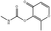 4H-Pyran-4-one,2-methyl-3-[[(methylamino)carbonyl]oxy]-(9CI) Structure