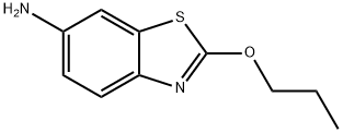 6-Benzothiazolamine,2-propoxy-(9CI) Structure