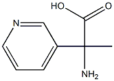 3-Pyridineaceticacid,alpha-amino-alpha-methyl-(9CI) 化学構造式