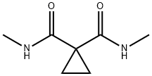 1,1-Cyclopropanedicarboxamide,N,N-dimethyl-(9CI) 结构式