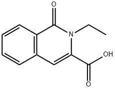 3-Isoquinolinecarboxylicacid,2-ethyl-1,2-dihydro-1-oxo-(9CI) 结构式
