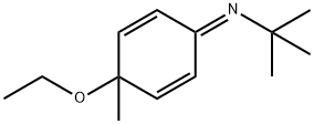 2-Propanamine,N-(4-ethoxy-4-methyl-2,5-cyclohexadien-1-ylidene)-2-methyl-(9CI) Structure