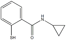 N-CYCLOPROPYL-2-MERCPATO-BENZAMIDE,501131-22-2,结构式
