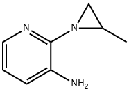 3-Pyridinamine,2-(2-methyl-1-aziridinyl)-(9CI) Structure