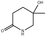 5-羟基-5-甲基哌啶-2-酮,501435-45-6,结构式