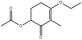 2-Cyclohexen-1-one,6-(acetyloxy)-3-ethoxy-2-methyl-(9CI) Struktur