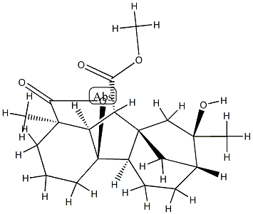 1α,4aα-(Carbonyloxy)-8α-hydroxy-1β,8β-dimethylgibbane-10β-carboxylic acid 10-methyl ester,5016-73-9,结构式
