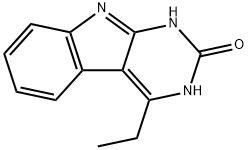 2H-Pyrimido[4,5-b]indol-2-one,4-ethyl-1,3-dihydro-(9CI) Structure