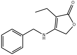 2(5H)-Furanone,3-ethyl-4-[(phenylmethyl)amino]-(9CI),501653-21-0,结构式