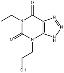 1H-1,2,3-Triazolo[4,5-d]pyrimidine-5,7(4H,6H)-dione,6-ethyl-4-(2-hydroxyethyl)-(9CI) Struktur