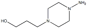 1-Piperazinepropanol,4-amino-(9CI) Struktur