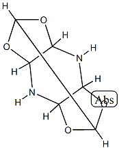 5,2,6-(Epoxymethenoxy)-1,3-dioxolo[4,5-b]pyrazine,hexahydro-(9CI) 结构式