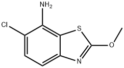 7-Benzothiazolamine,6-chloro-2-methoxy-(9CI) Structure