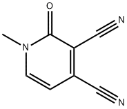 3,4-Pyridinedicarbonitrile,1,2-dihydro-1-methyl-2-oxo-(9CI) 结构式