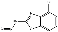 2-Benzothiazolamine,4-chloro-N-nitroso-(9CI) Struktur
