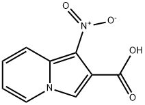 2-Indolizinecarboxylicacid,1-nitro-(9CI) Structure