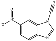 1H-Benzimidazole-1-carbonitrile,6-nitro-(9CI),502159-17-3,结构式