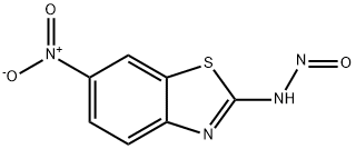 2-Benzothiazolamine,6-nitro-N-nitroso-(9CI) 化学構造式