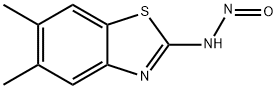2-Benzothiazolamine,5,6-dimethyl-N-nitroso-(9CI) Structure