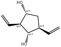 1,3-Cyclopentanediol,2,4-diethenyl-,(1R,2S,3S,4S)-rel-(9CI) Structure