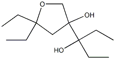 3-Furanmethanol,alpha,alpha,5,5-tetraethyltetrahydro-3-hydroxy-(9CI) Structure