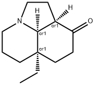 9H-Pyrrolo[3,2,1-ij]quinolin-9-one,6a-ethyldecahydro-,(6aR,9aR,9bS)-rel-(9CI) Structure