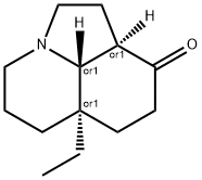 9H-Pyrrolo[3,2,1-ij]quinolin-9-one,6a-ethyldecahydro-,(6aR,9aR,9bR)-rel-(9CI) Struktur