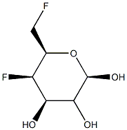 beta-D-lyxo-Hexopyranose, 4,6-dideoxy-4,6-difluoro-, (2Xi)- (9CI) 化学構造式