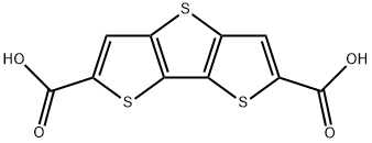 噻吩并[3,2-B]噻吩并[2,2-D]噻吩二羧酸 结构式