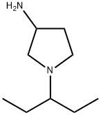 3-Pyrrolidinamine,1-(1-ethylpropyl)-(9CI) 结构式