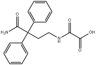 IMidafenacin IMpurity (N-(3-CarbaMoyl-3,3-Diphenylpropyl)-OxaMic Acid) Struktur