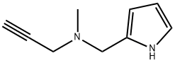 1H-Pyrrole-2-methanamine,N-methyl-N-2-propynyl-(9CI) 化学構造式