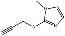 1H-Imidazole,1-methyl-2-(2-propynylthio)-(9CI) Struktur