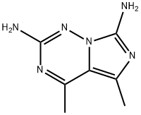 4,5-Dimethylimidazo[5,1-f][1,2,4]triazine-2,7-diamine 结构式