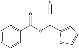 Benzoic acid α-cyanofurfuryl ester Structure