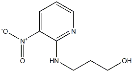 3-[(3-nitropyridin-2-yl)amino]propan-1-ol 结构式