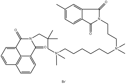 NAPHMETHONIUM DIBROMIDE 化学構造式