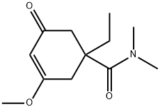 3-Cyclohexene-1-carboxamide,1-ethyl-3-methoxy-N,N-dimethyl-5-oxo-(9CI) 化学構造式