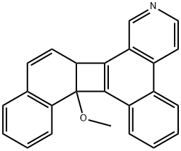 8c,14b-Dihydro-14b-methoxybenzo[f]naphtho[2',1':3,4]cyclobut[1,2-h]isoquinoline|